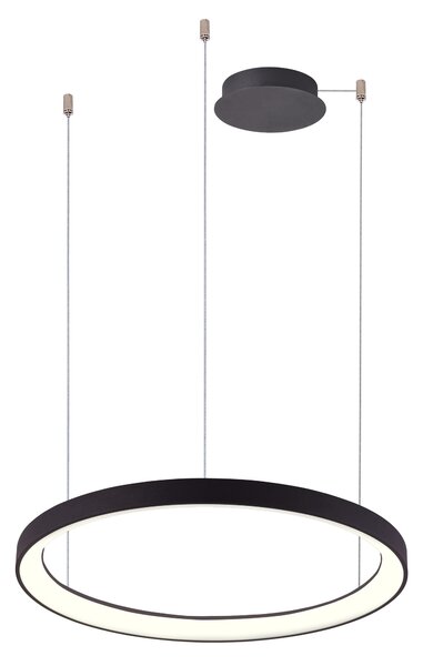 Moderní LED lustr Agnes 58 stmívatelné černé