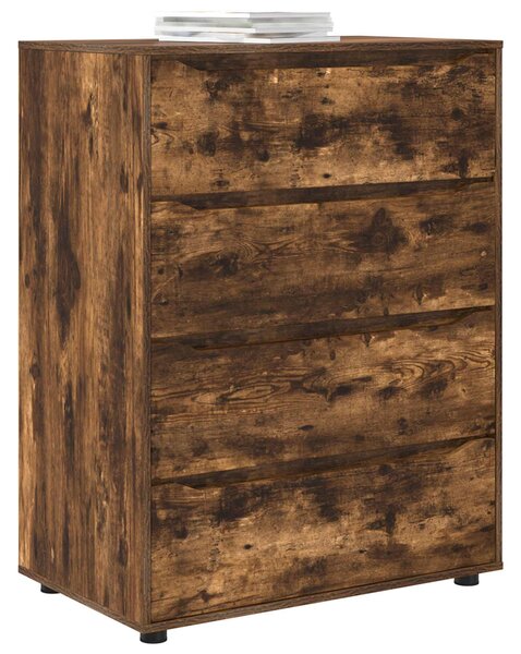 Úložné skříně 80 x 48 x 105 cm Kompozitní dřevo Kouřový dub 3406230