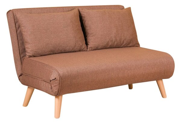 Sedačka futon Fillie (Hnědá). Akce -23%