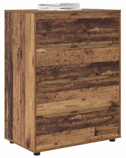 Úložné skříně 80 x 48 x 105 cm Kompozitní dřevo Staré dřevo 3406233