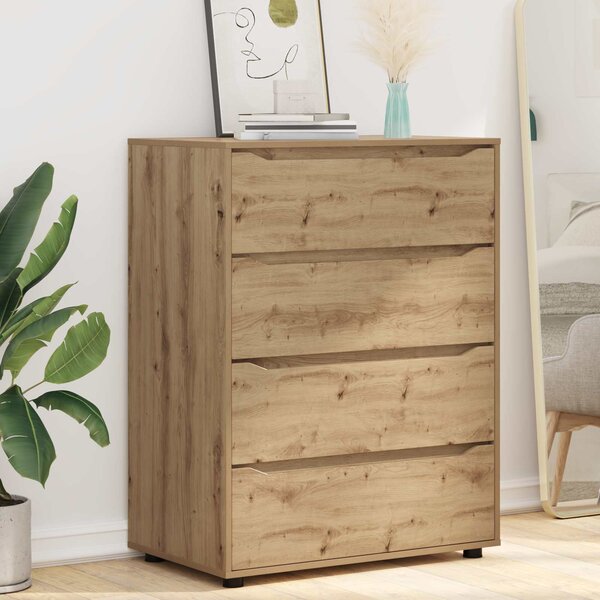 Úložné skříně 80 x 48 x 105 cm Kompozitní dřevo Artisanový dub 3406234