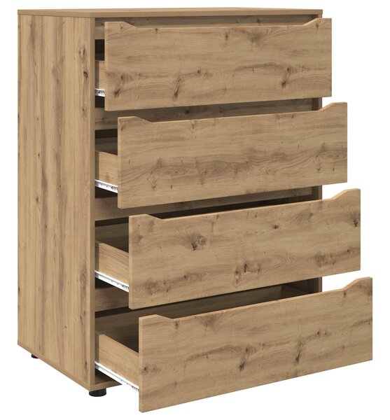 Úložné skříně 80 x 48 x 105 cm Kompozitní dřevo Artisanový dub 3406234