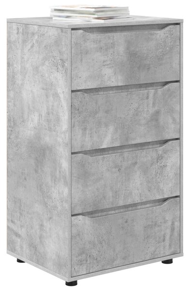 Úložné skříně 60 x 48 x 105 cm Kompozitní dřevo Betonově šedá 3406238
