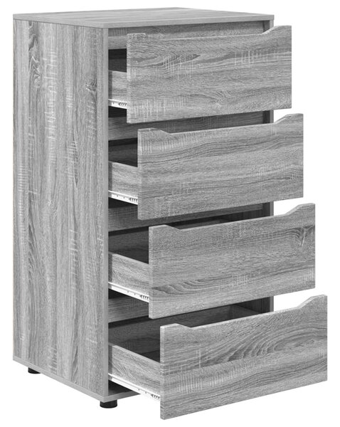 Úložné skříně 60 x 48 x 105 cm Kompozitní dřevo Šedá Sonoma 3406241