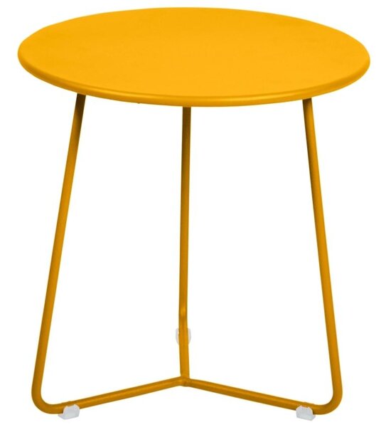 Medově žlutý kovový odkládací stolek Fermob Cocotte 34,5 cm
