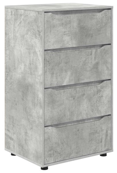 Úložné skříně 60 x 48 x 105 cm Kompozitní dřevo Betonově šedá 3406238