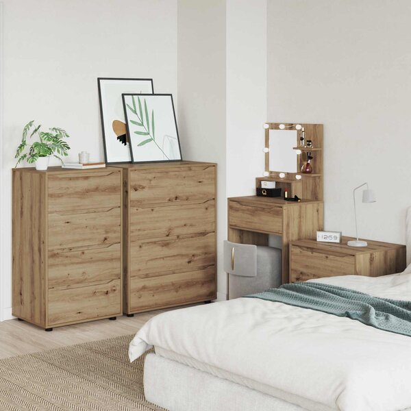Úložné skříně 60 x 48 x 105 cm Kompozitní dřevo Artisanový dub 3406244
