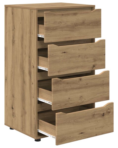 Úložné skříně 60 x 48 x 105 cm Kompozitní dřevo Artisanový dub 3406244