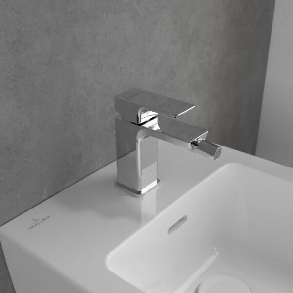 Villeroy & Boch TVB11200100061 - Bidetová baterie + výpusť SUBWAY lesklý chrom