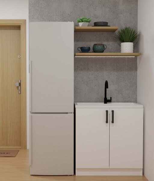 Spodní kuchyňská skříňka pod dřez 80 cm KAINA - bílá