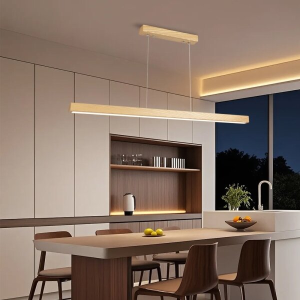 Brilagi -LED Stmívatelný lustr na lanku OAK SMART LED/30W/230V Wi-Fi Tuya dub+DO