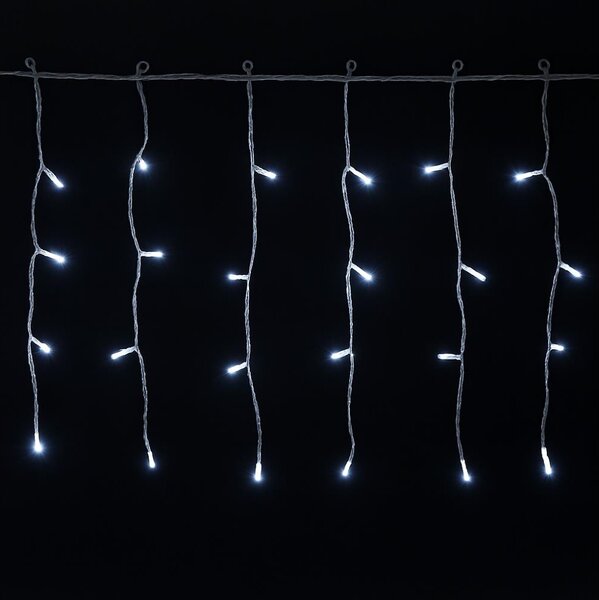 Aigostar - LED Ven. ván. řetěz 200xLED/3,6W/230V/8 funkcí 10x0,4m IP44 stud bílá