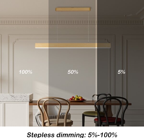 Brilagi - LED Stmívatelný lustr SLEEKLINE SMART LED/40W/230V Wi-Fi Tuya +DO