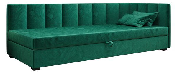 Jednolůžková postel 90x195 MANKA PLUS 1 - zelená