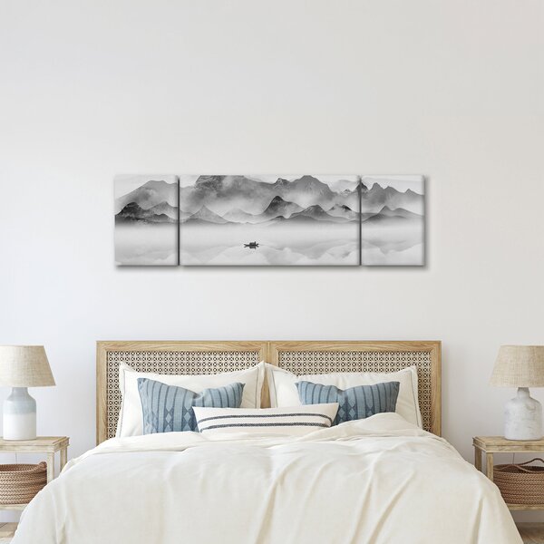 Obraz - Japonské jezero (170x50 cm)