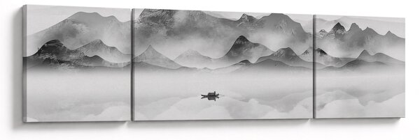 Obraz - Japonské jezero (170x50 cm)
