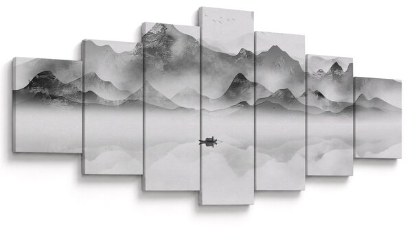 Obraz - Japonské jezero (210x100 cm)