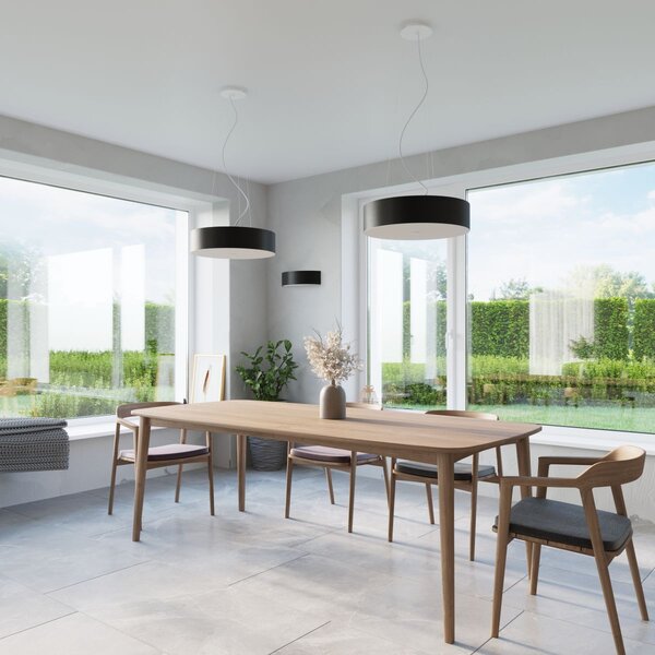Sollux Lighting Skala závěsné svítidlo 5x60 W černá SL.0758