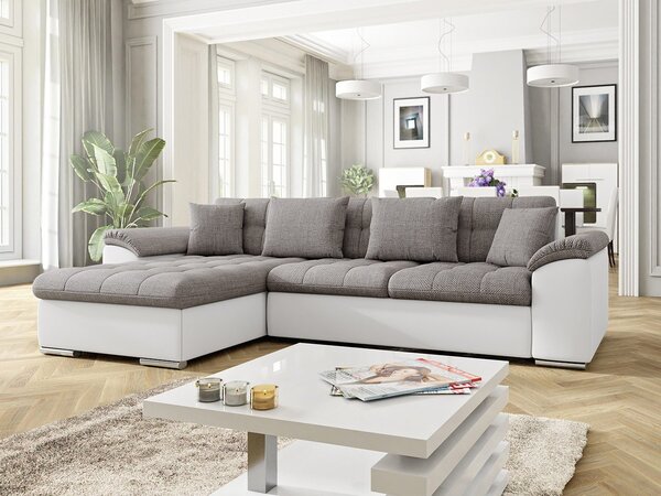 Rohová sedací souprava Dante (L) (ekokůže Soft 017 + Lawa 05). 1058508