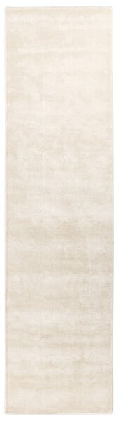Viskózový koberec 80 x 300 cm světle béžový GESI II