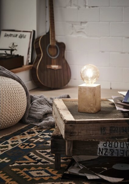 Eglo 49812 - Stolní lampa PRESTWICK 1xE27/60W