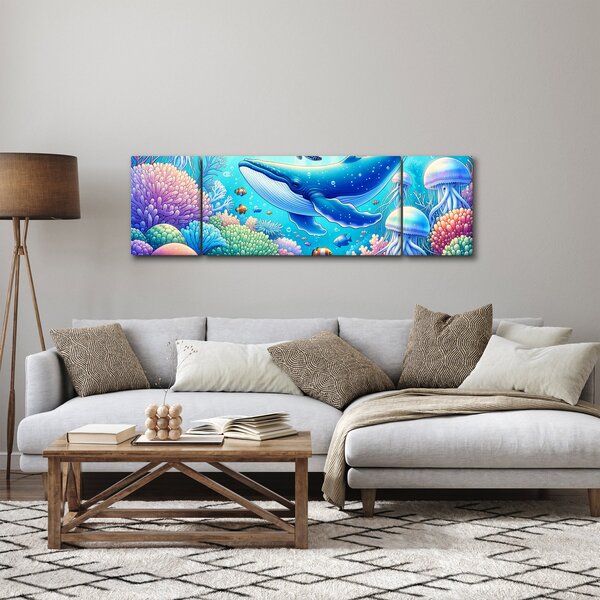 Obraz - Podvodní svět (170x50 cm)