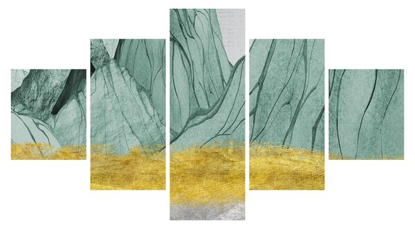 Obraz - Smaragdové hory N⁰1 (125x70 cm)