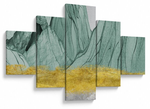 Obraz - Smaragdové hory N⁰1 (125x70 cm)