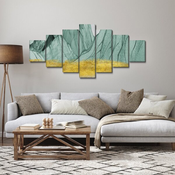 Obraz - Smaragdové hory N⁰1 (210x100 cm)