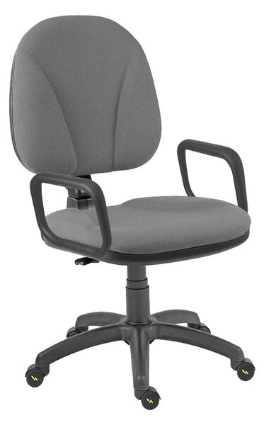 Pracovní židle Ergo Antistatic s područkami, šedá