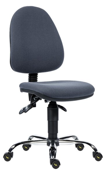 Pracovní židle Panther Antistatic bez područek, šedá