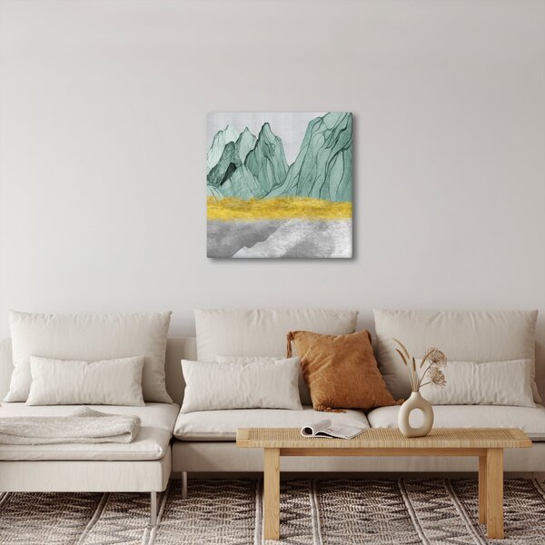 Obraz - Smaragdové hory N⁰1 (30x30 cm)