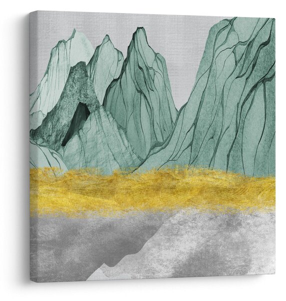 Obraz - Smaragdové hory N⁰1 (30x30 cm)