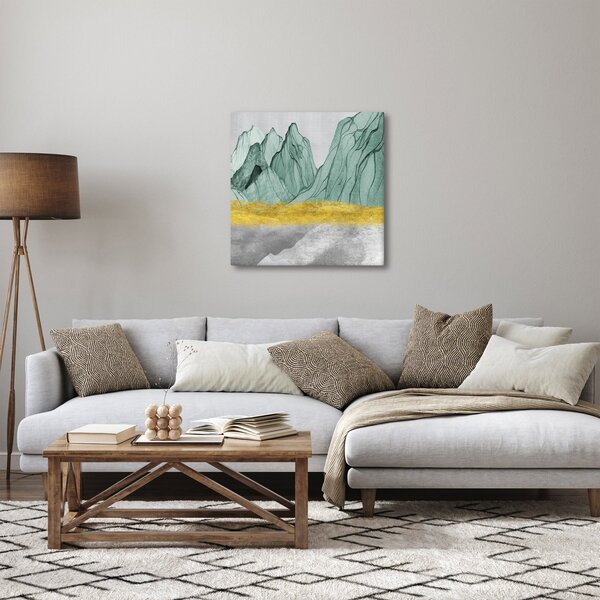 Obraz - Smaragdové hory N⁰1 (30x30 cm)