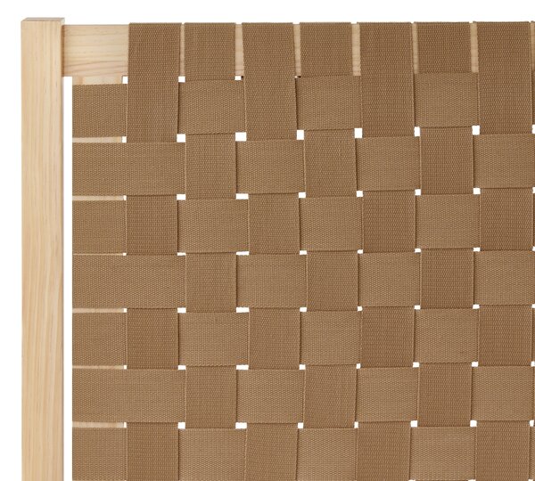 Postel Borovicové dřevo BRUNEMONT 180 x 200 cm Světle hnědá