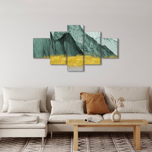 Obraz - Smaragdové hory N⁰2 (125x70 cm)