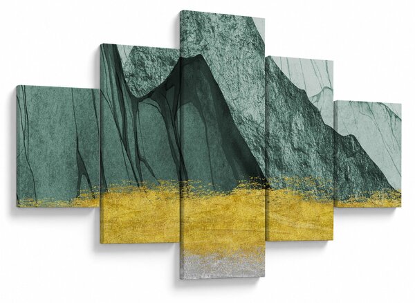 Obraz - Smaragdové hory N⁰2 (125x70 cm)