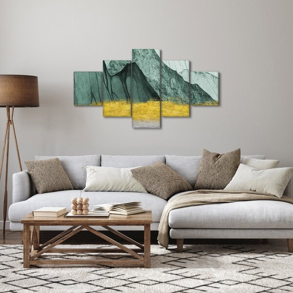Obraz - Smaragdové hory N⁰2 (125x70 cm)