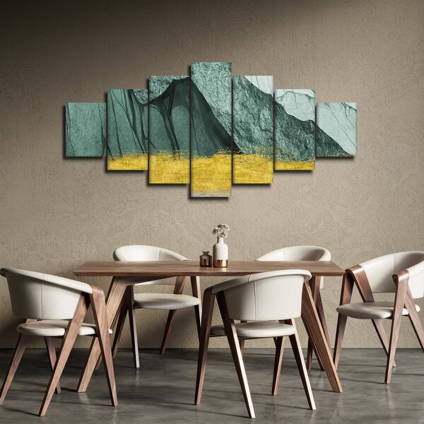 Obraz - Smaragdové hory N⁰2 (210x100 cm)