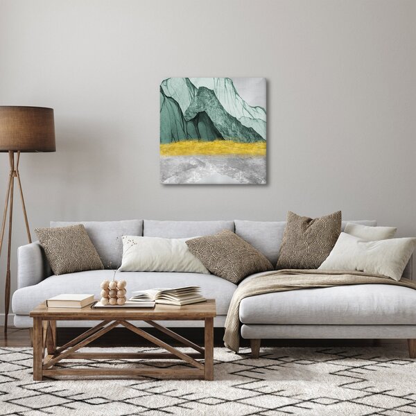 Obraz - Smaragdové hory N⁰2 (30x30 cm)