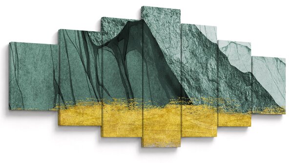 Obraz - Smaragdové hory N⁰2 (210x100 cm)