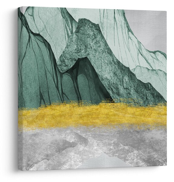Obraz - Smaragdové hory N⁰2 (30x30 cm)