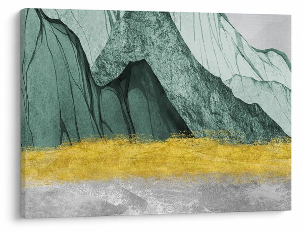 Obraz - Smaragdové hory N⁰2 (70x50 cm)