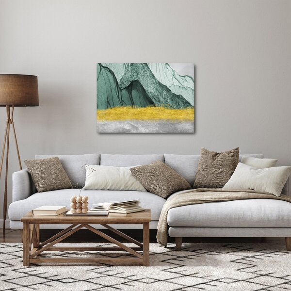 Obraz - Smaragdové hory N⁰2 (70x50 cm)