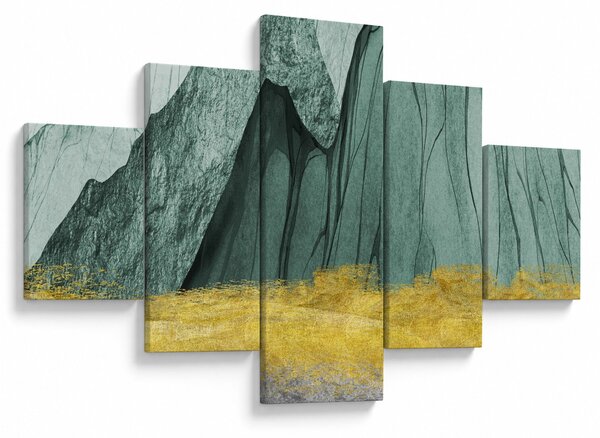 Obraz - Smaragdové hory N⁰3 (125x70 cm)