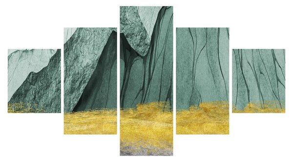 Obraz - Smaragdové hory N⁰3 (125x70 cm)