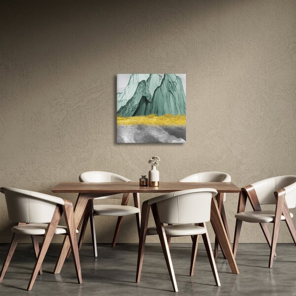 Obraz - Smaragdové hory N⁰3 (30x30 cm)