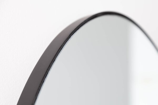 Designové nástěnné zrcadlo Daiwa 90 cm černé