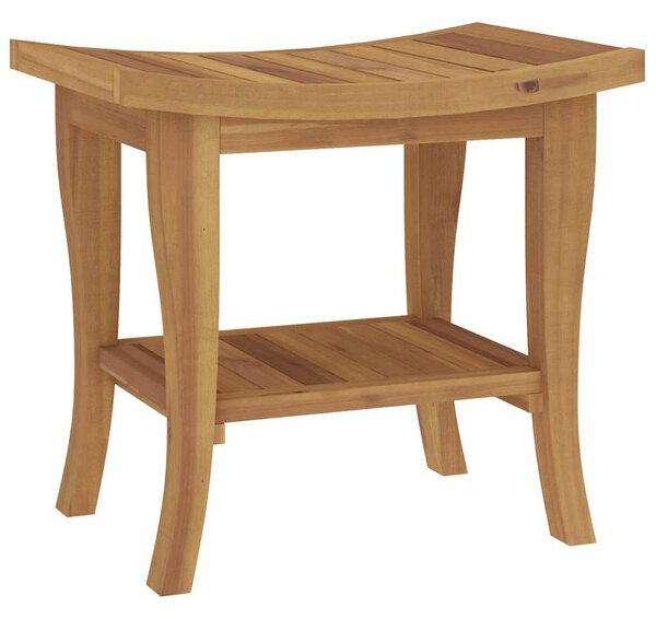 Odkládací stolek do koupelny 50x35x45 cm masivní teakové dřevo 340748