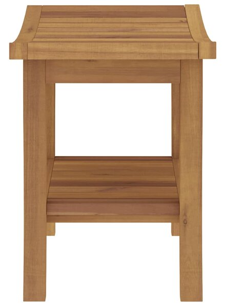 Odkládací stolek do koupelny 50x35x45 cm masivní teakové dřevo 340748